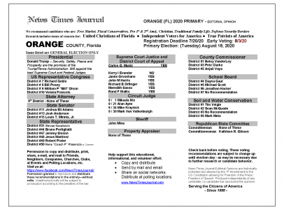 2020 FL Orange Primary
