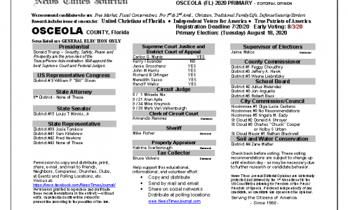 2020 FL Osceola Primary