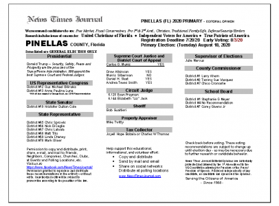 2020 FL Pinellas Primary