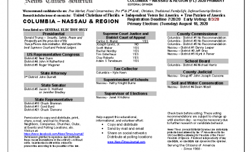 2020 FL Nassau Primary