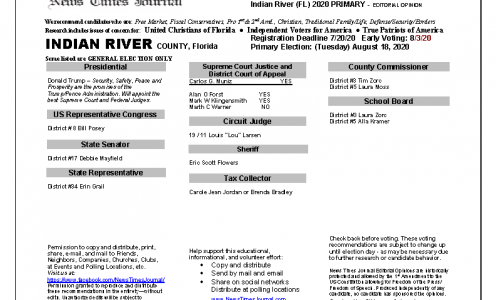 2020 FL Indian River Primary