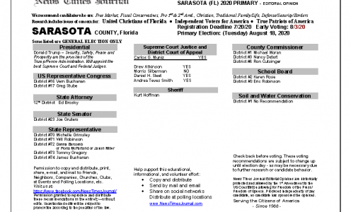 2020 FL Sarasota Primary