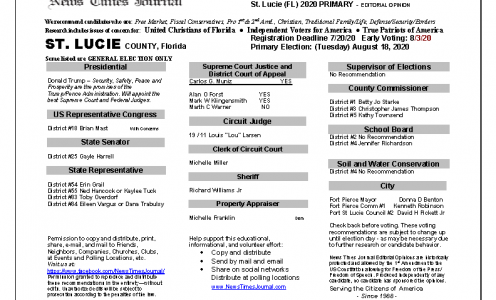 2020 FL St Lucie Primary