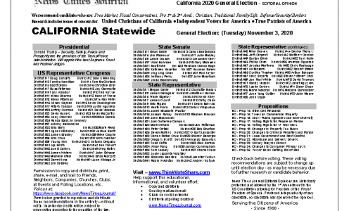 CA Statewide 2020 General