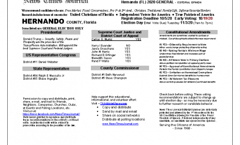 FL Hernando 2020 General
