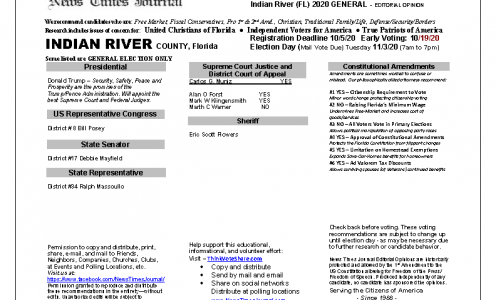 FL Indian River 2020 General