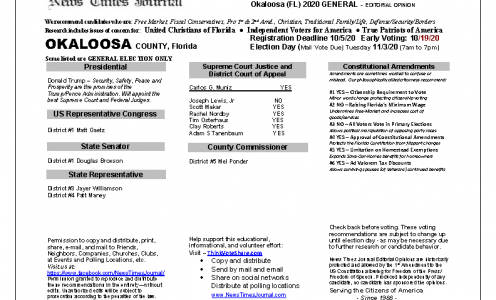 FL Okaloosa 2020 General
