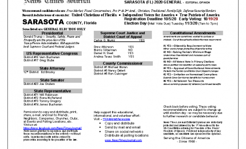 FL Sarasota 2020 General