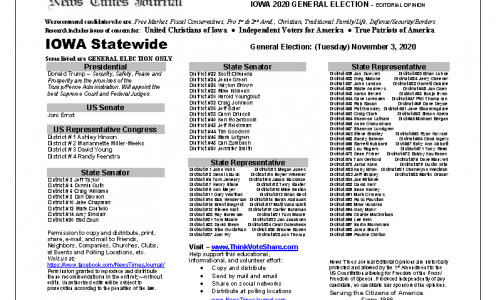 IA Statewide 2020 General