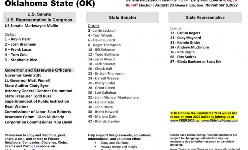 OK Statewide 2022 Primary