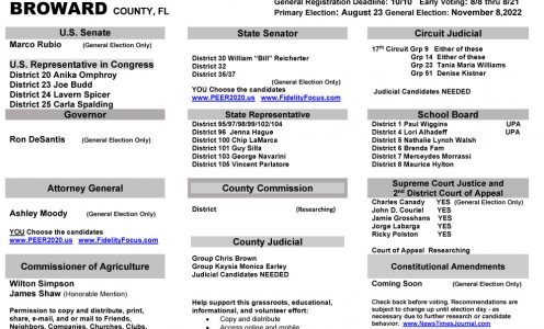 FL Broward 2022 Primary