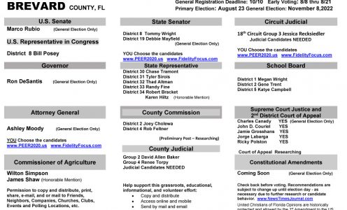 FL Brevard 2022 Primary