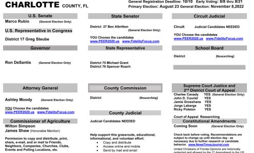 FL Charlotte 2022 Primary