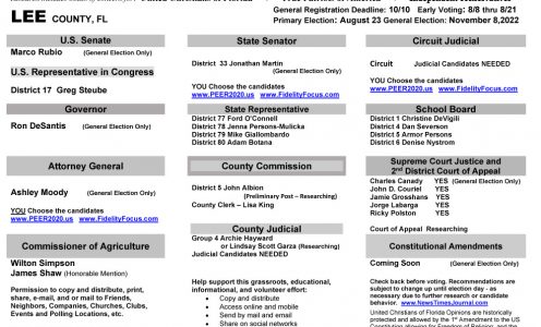 FL Lee 2022 Primary