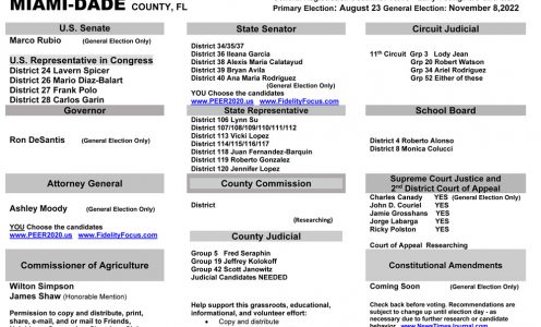 FL Miami-Dade 2022 Primary