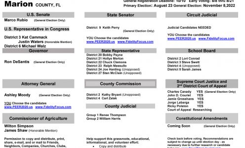 FL Marion 2022 Primary