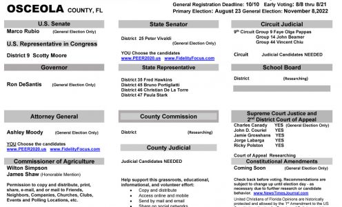 FL Osceola 2022 Primary