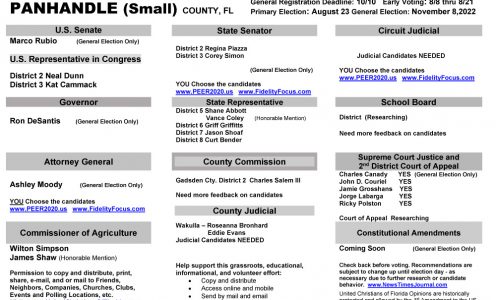 FL Panhandle 2022 Primary