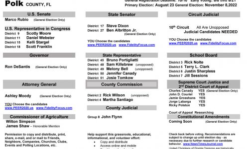 FL Polk 2022 Primary