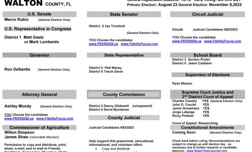 FL Walton 2022 Primary