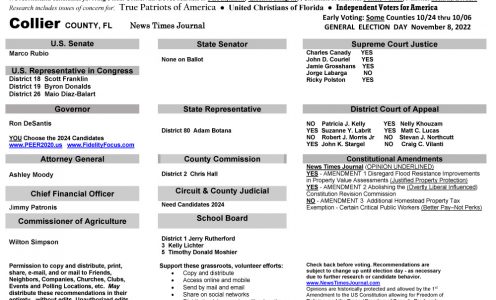 FL Collier 2022 General Election