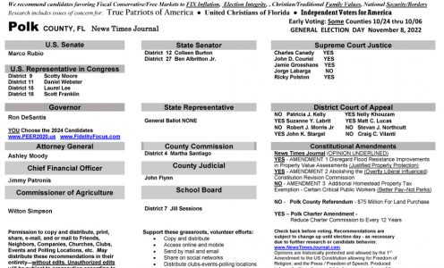 FL Polk 2022 General Election