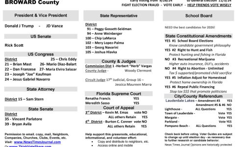 FL Broward 2024 Election
