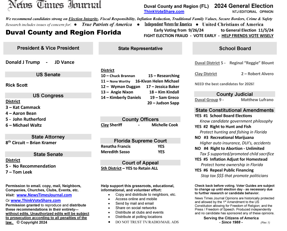 FL Duval Region 2024 Election