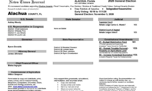 FL Alachua 2026 Election