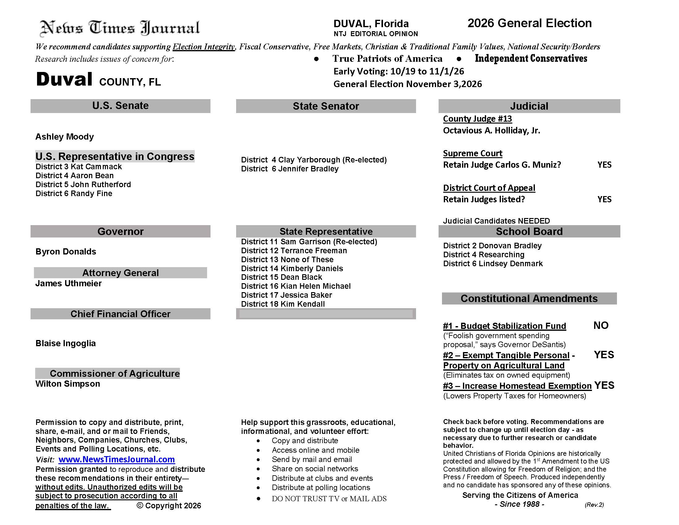 FL Duval 2026 Election