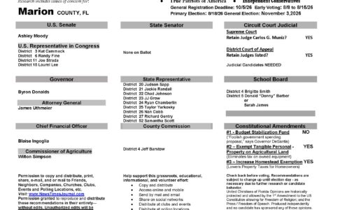 FL Marion 2026 Election