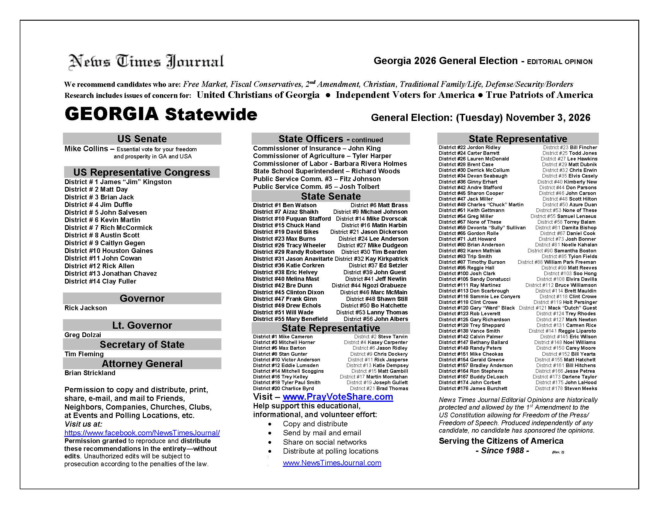 Georgia Statewide 2026