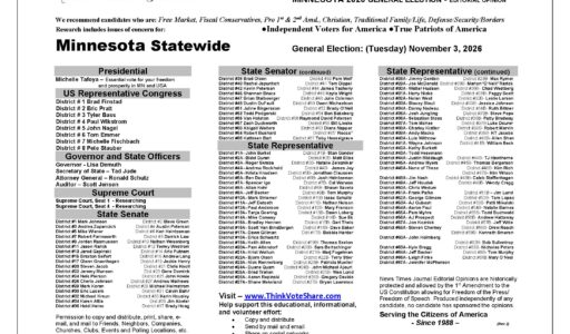 Minnesota General Election Voting Guide 2026
